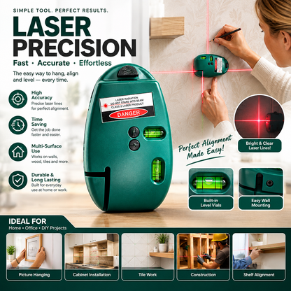 Mouse-Style Digital Laser Level & Alignment Tool