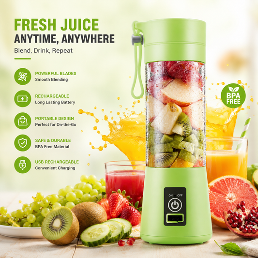 Mini Portable Blender - Juicer  |  USA Quality