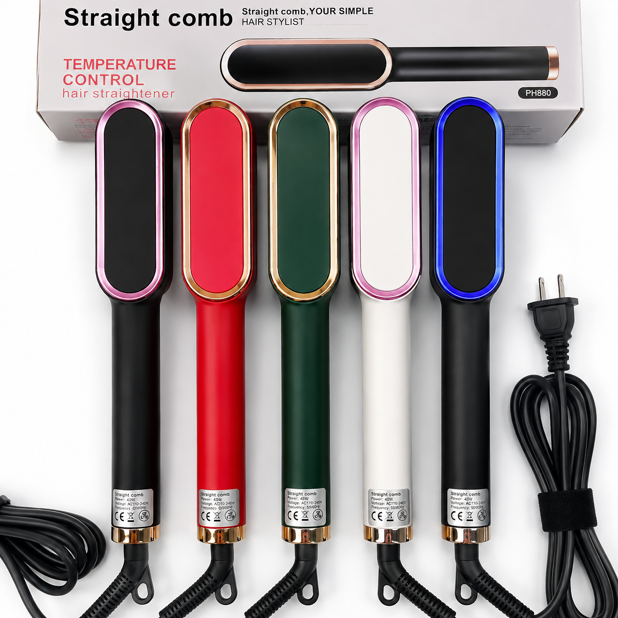 Electric Hair Straightening Comb
