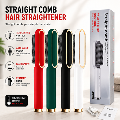 Electric Hair Straightening Comb
