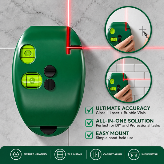 Mouse-Style Digital Laser Level & Alignment Tool
