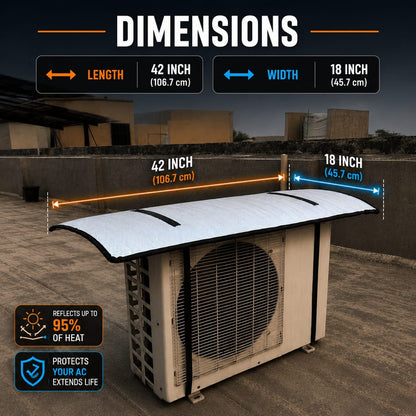 Reflective AC Outdoor Cover