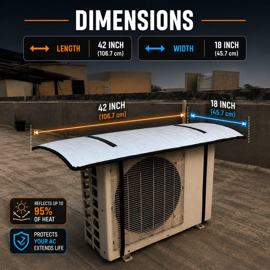Reflective AC Outdoor Cover