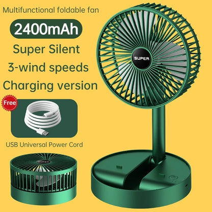 Portable Rechargeable Table Fan