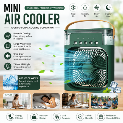 Mist Cooling Fan - Mini Air Cooler