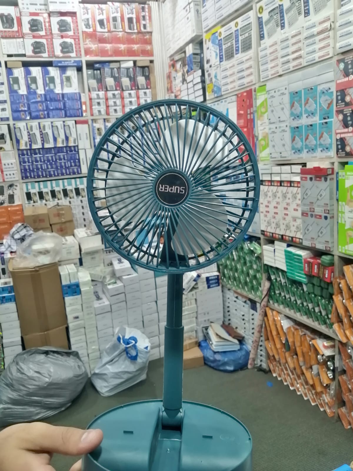 Portable Rechargeable Table Fan