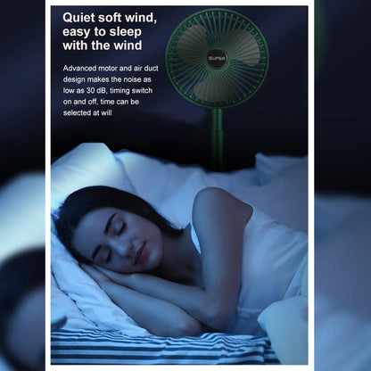 Portable Rechargeable Table Fan