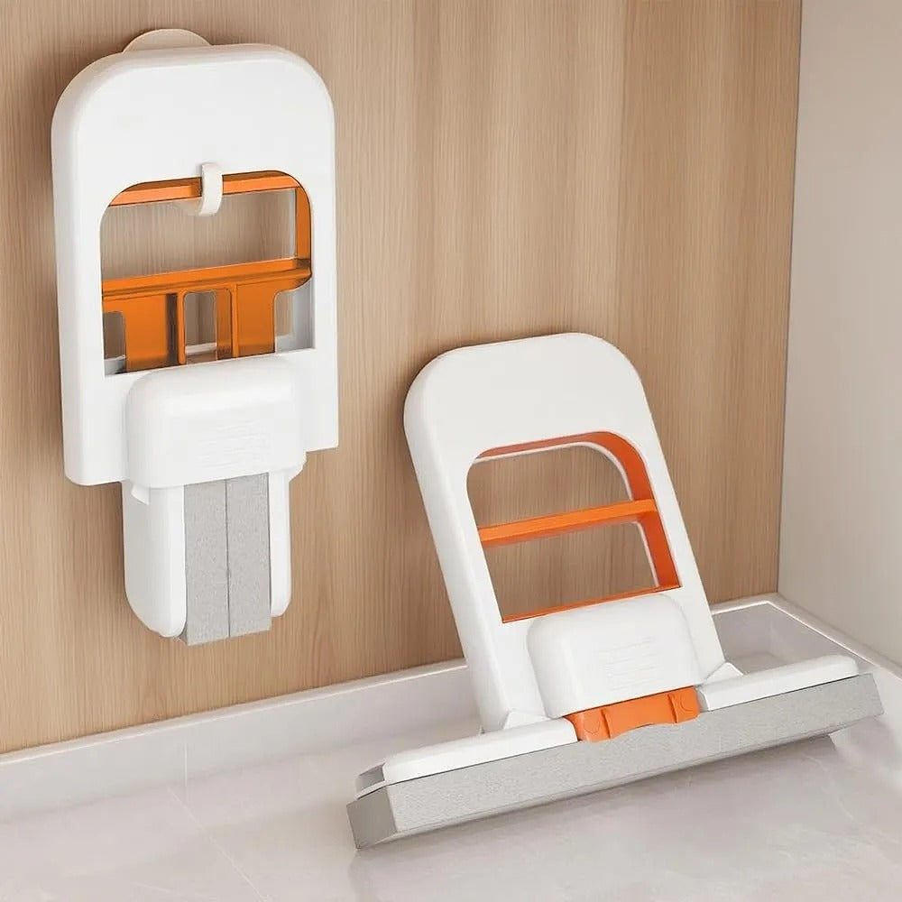 2-in-1 Wall-Mounted Floor Squeegee
