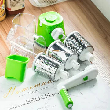 Multi functional Roller 3 in 1 Vegetable Cutter